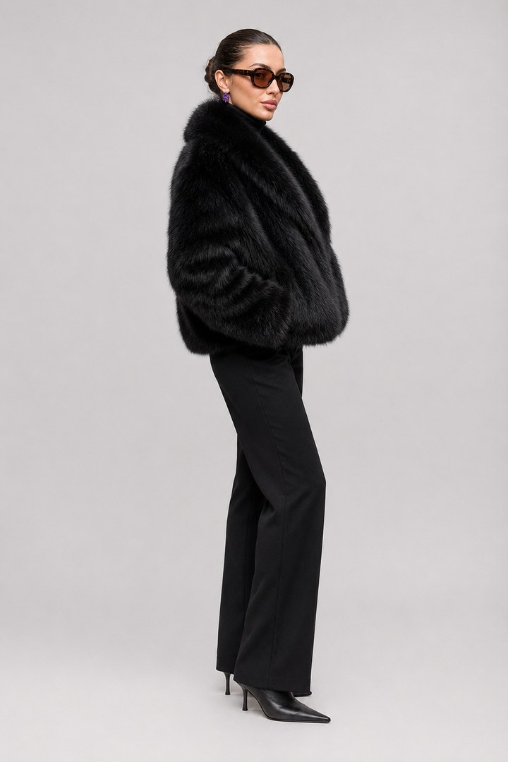 Miriam | giacca in pelliccia sintetica oversize