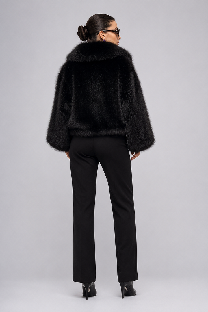 Miriam | giacca in pelliccia sintetica oversize