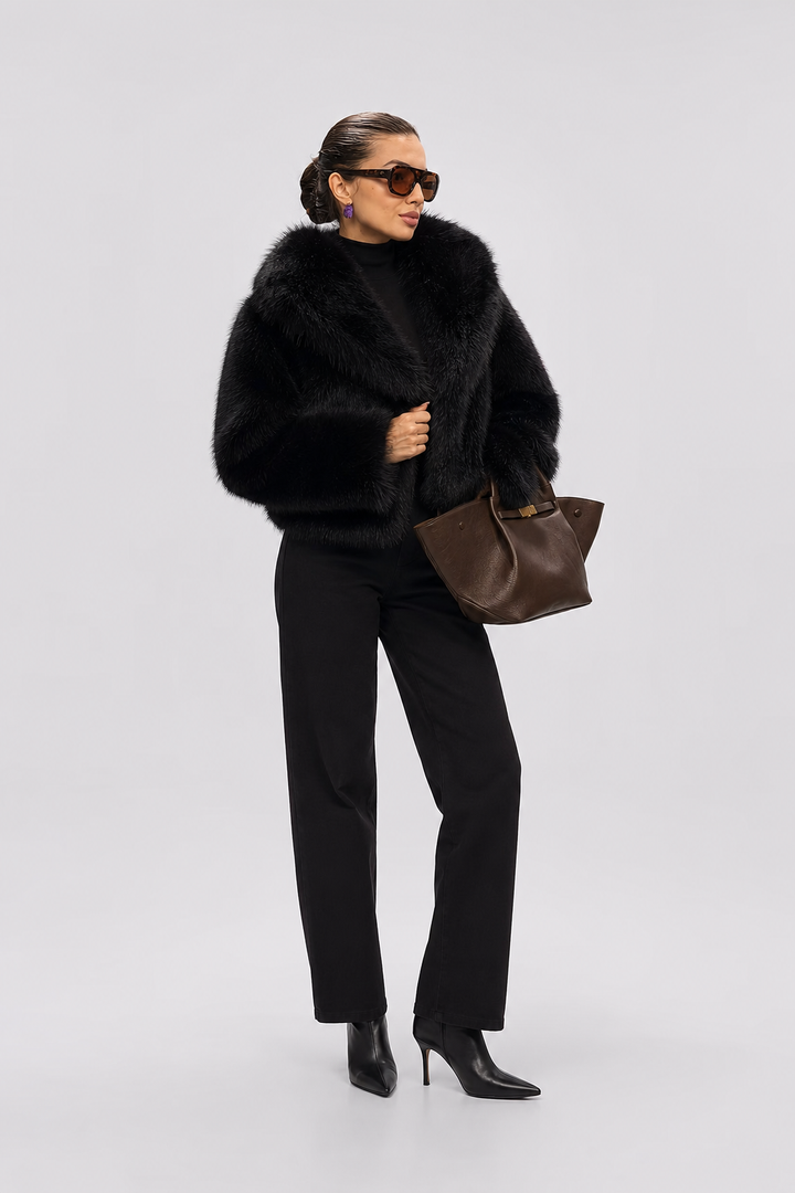 Miriam | giacca in pelliccia sintetica oversize