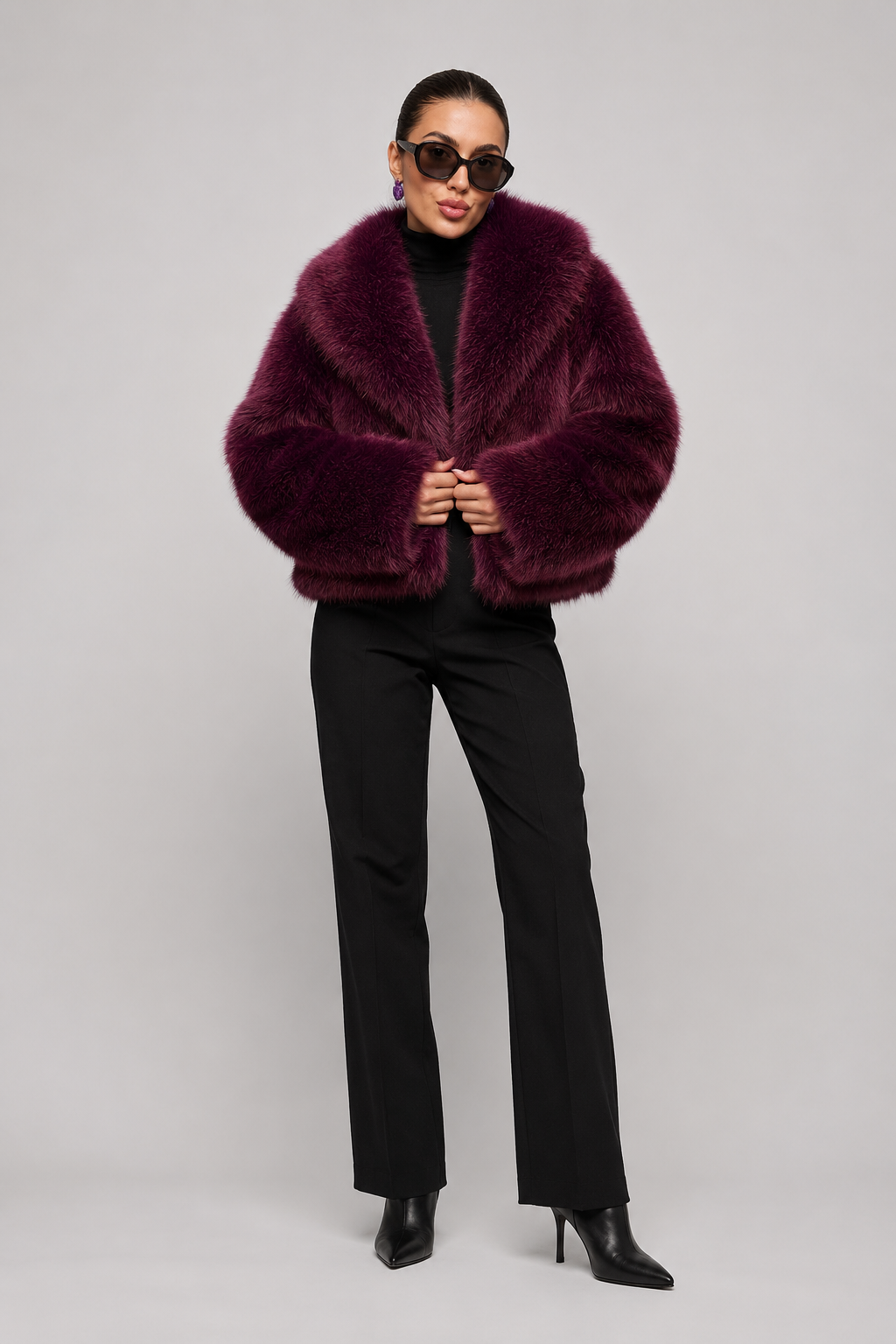 Miriam | giacca in pelliccia sintetica oversize