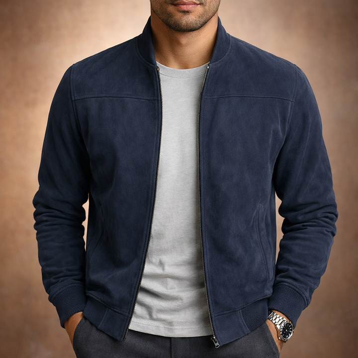 Giacomo – giacca bomber uomo scamosciata