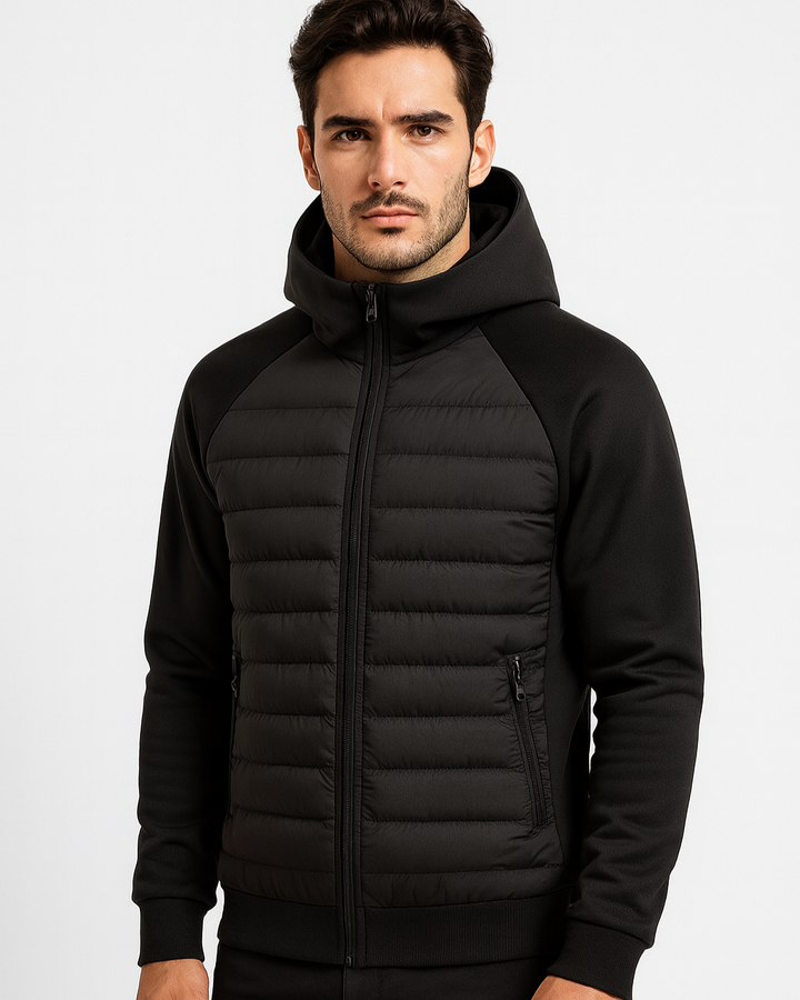 Enzo | giacca softshell imbottita con cappuccio