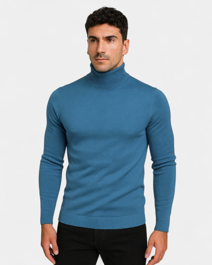 Ernesto – maglione dolcevita uomo a costine