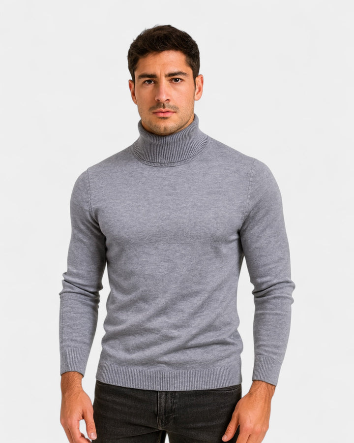 Fausto | dolcevita a costine slim