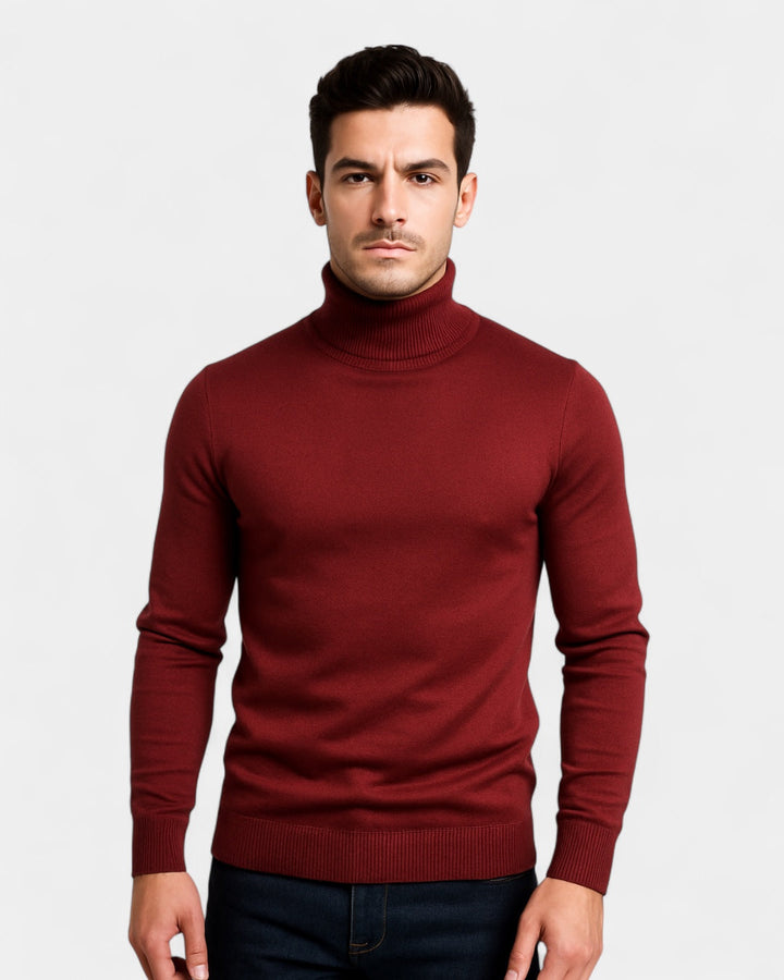 Fausto | dolcevita a costine slim