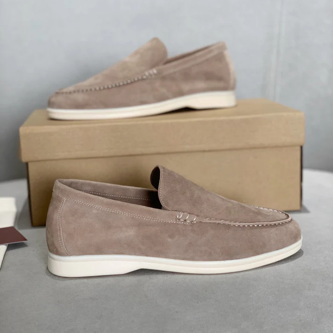 Mocassini in suede chic