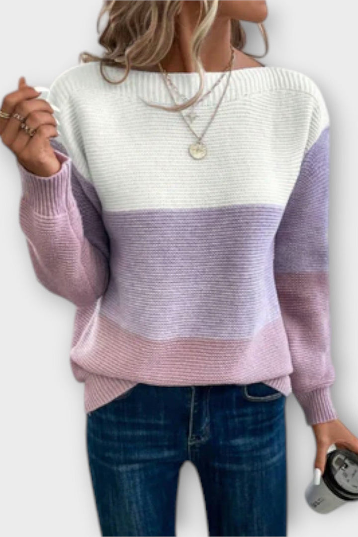 Clara | maglione patchwork