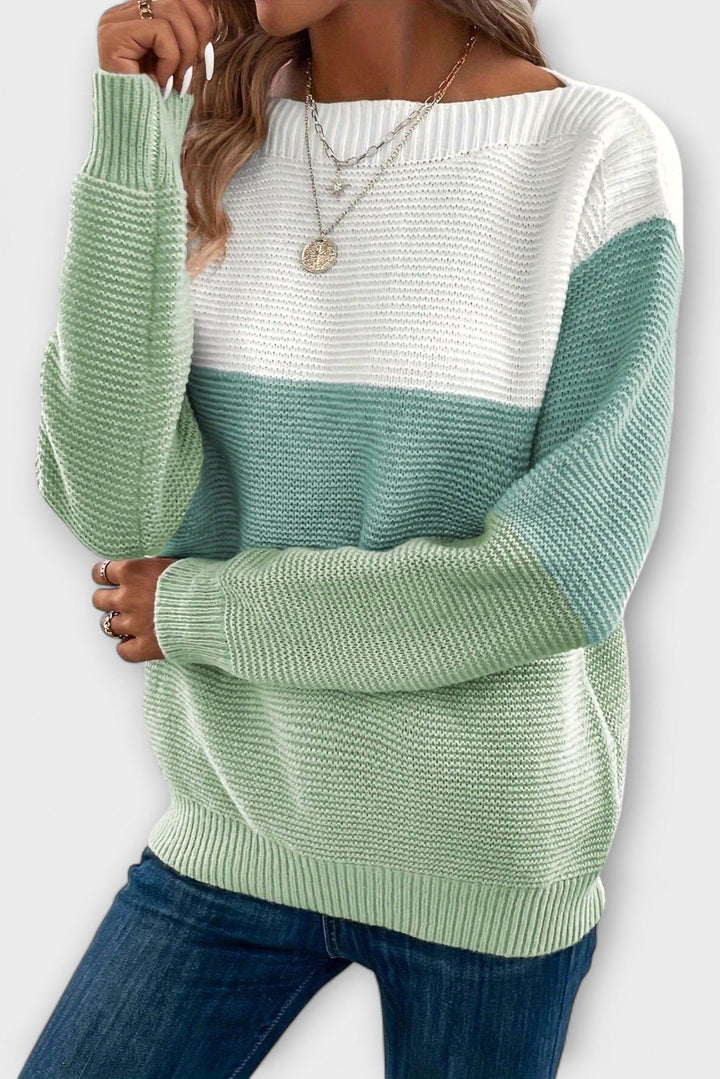 Clara | maglione patchwork