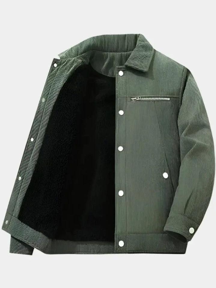 Corde | giacca sherpa in velluto a coste