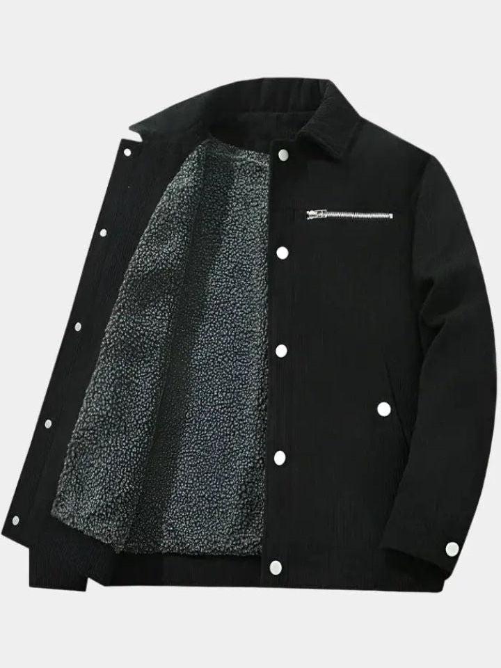 Corde | giacca sherpa in velluto a coste