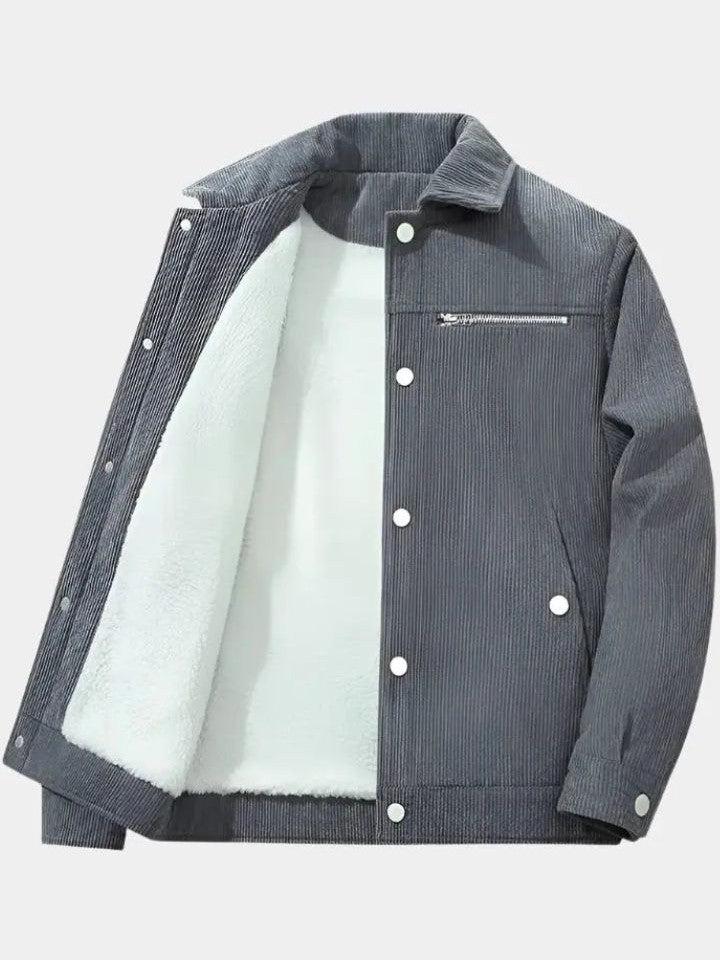 Corde | giacca sherpa in velluto a coste