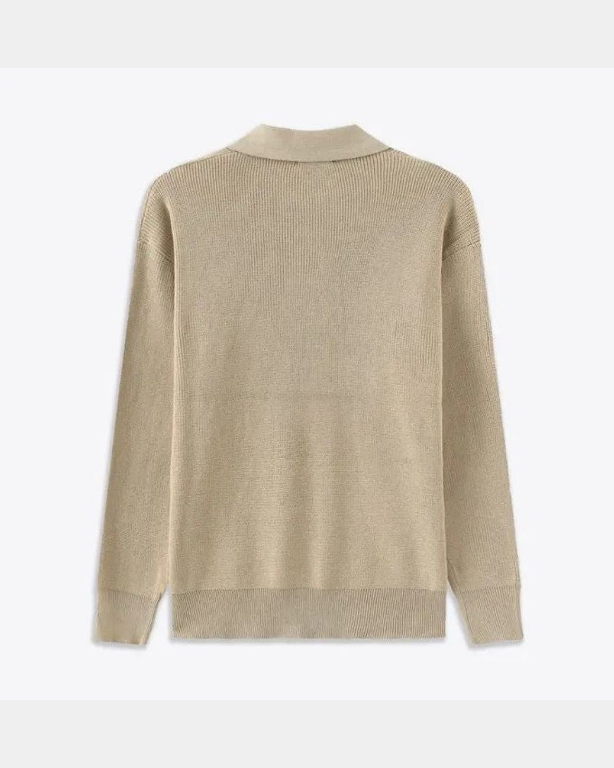 David | maglione polo con zip