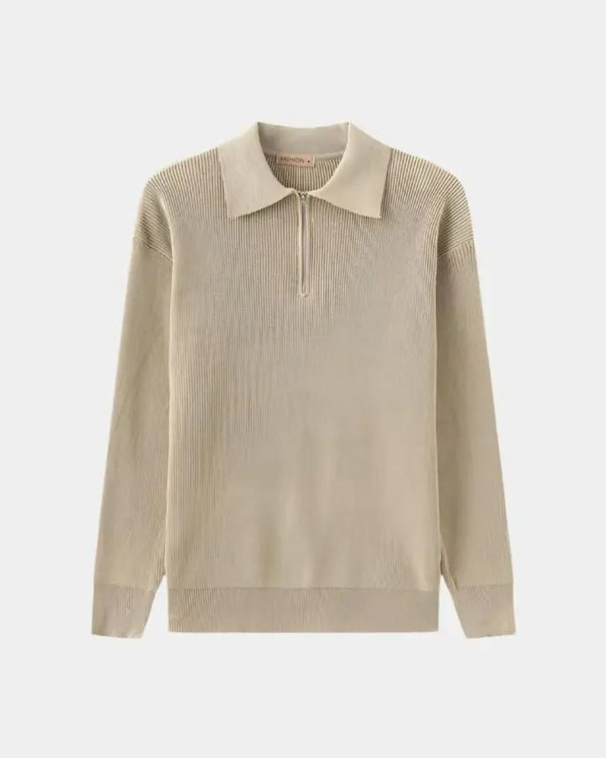 David | maglione polo con zip