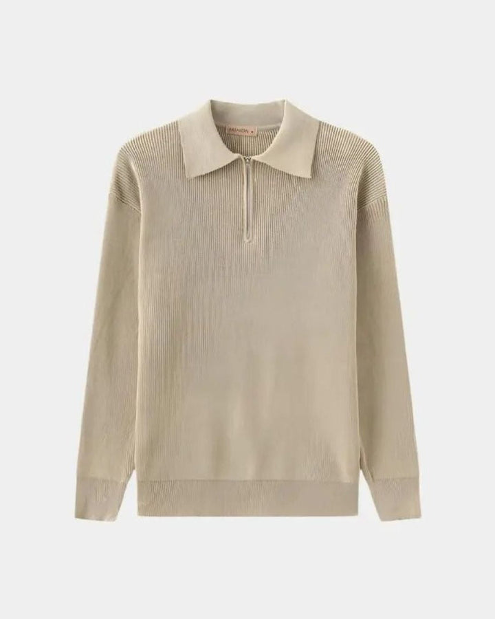 David | maglione polo con zip
