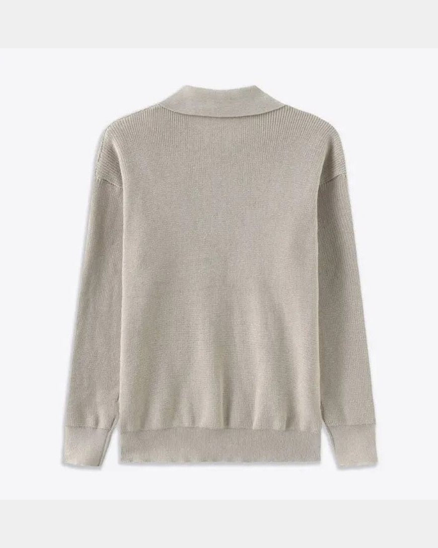 David | maglione polo con zip