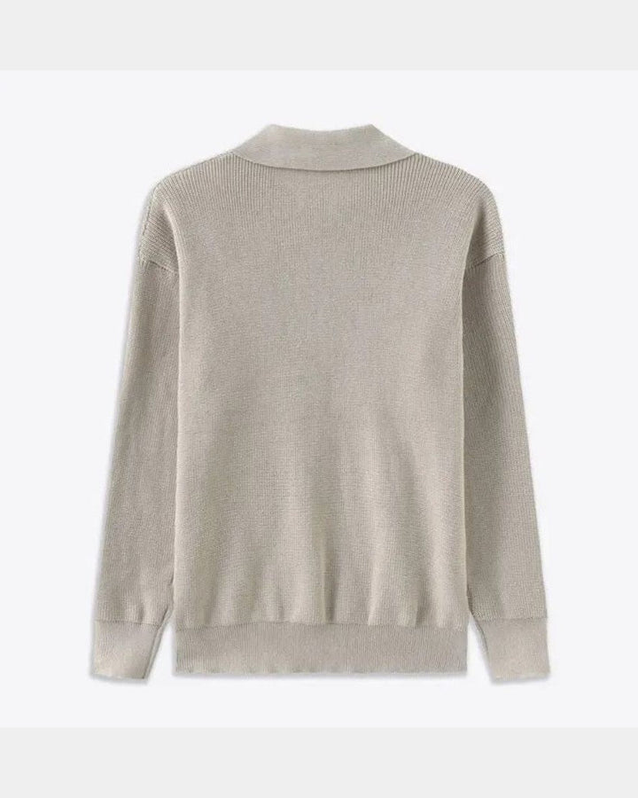 David | maglione polo con zip