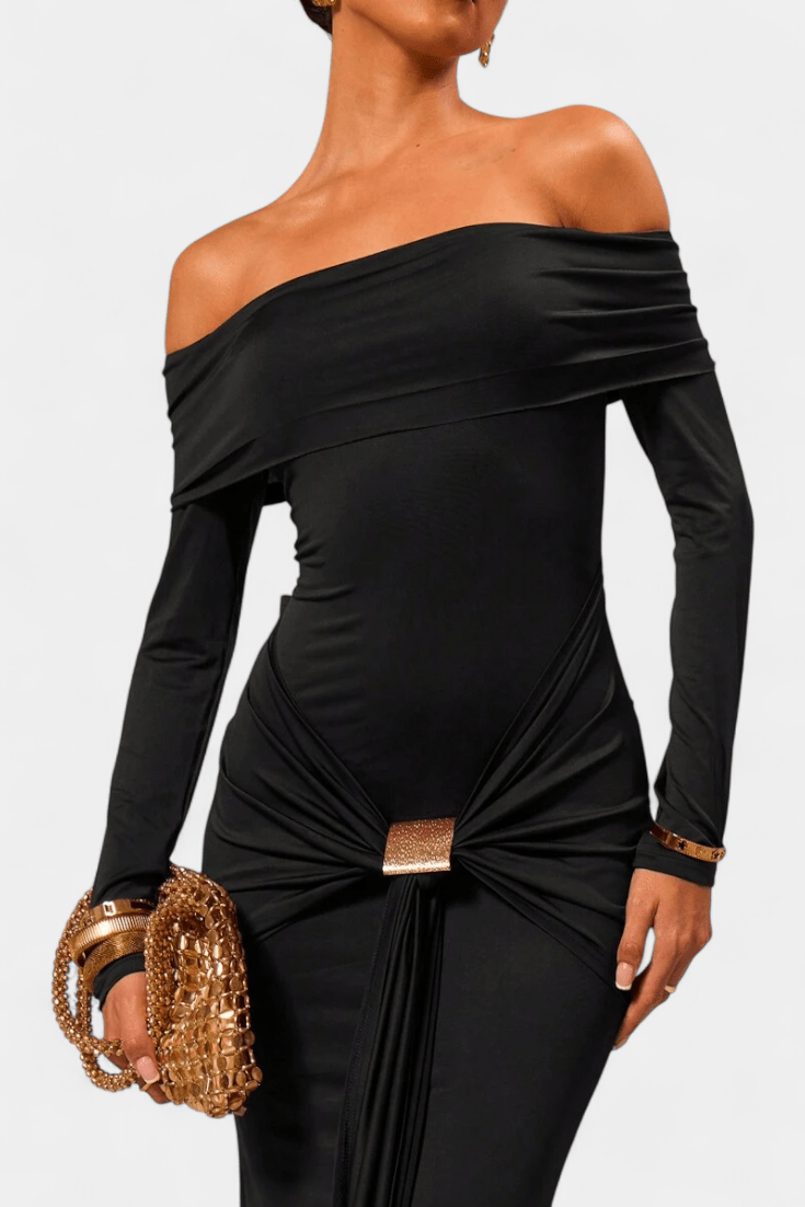 Ditte | maxi off-shoulder