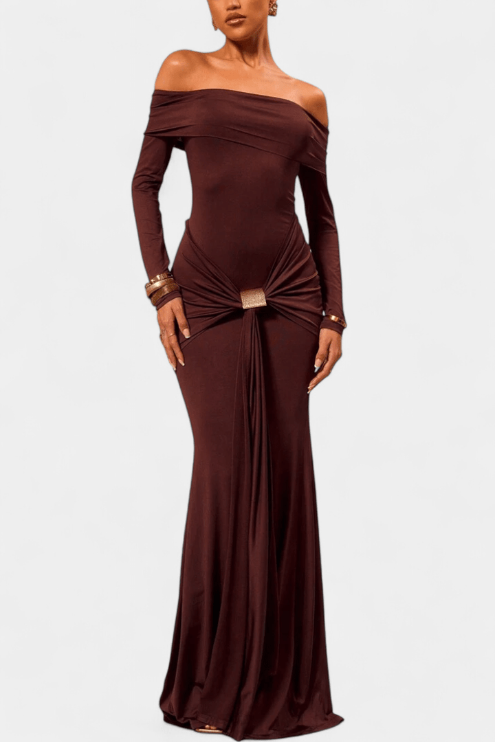 Ditte | maxi off-shoulder