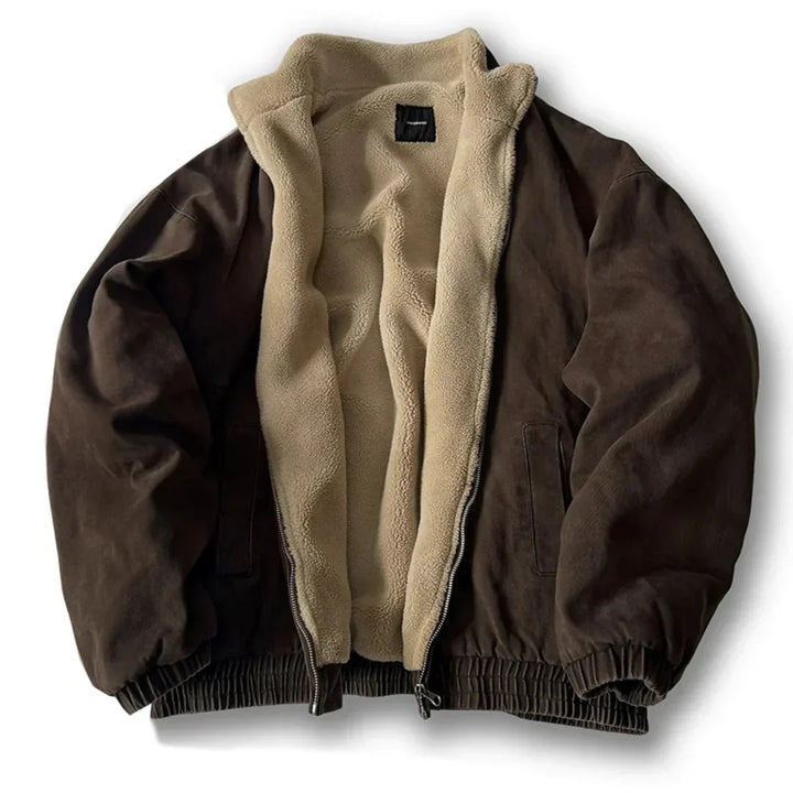 Massimo | giacca invernale uomo imbottita con collo alto – giubbotto caldo boxy