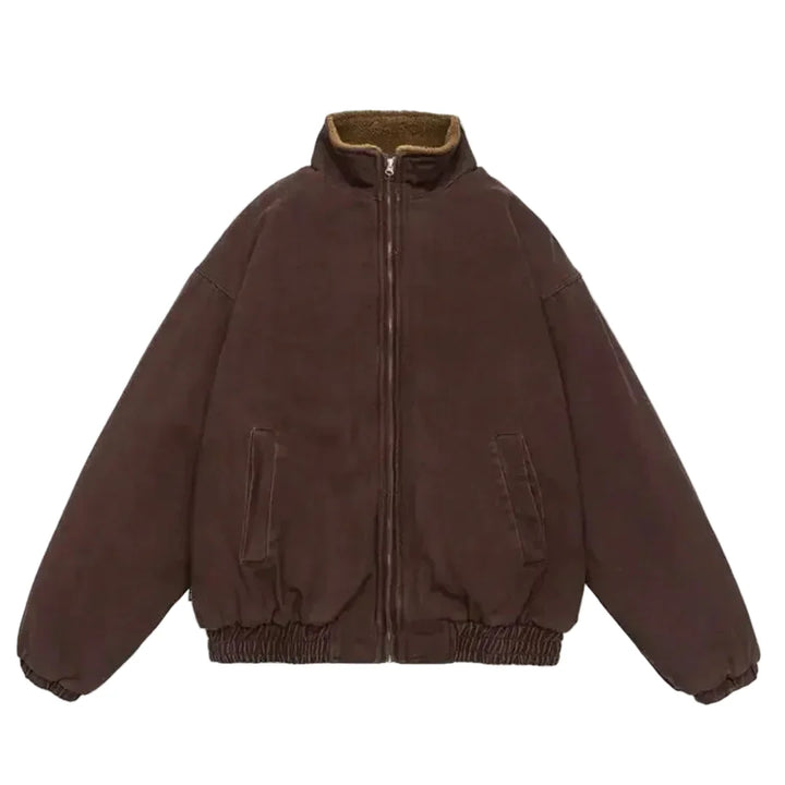 Massimo | giacca invernale uomo imbottita con collo alto – giubbotto caldo boxy