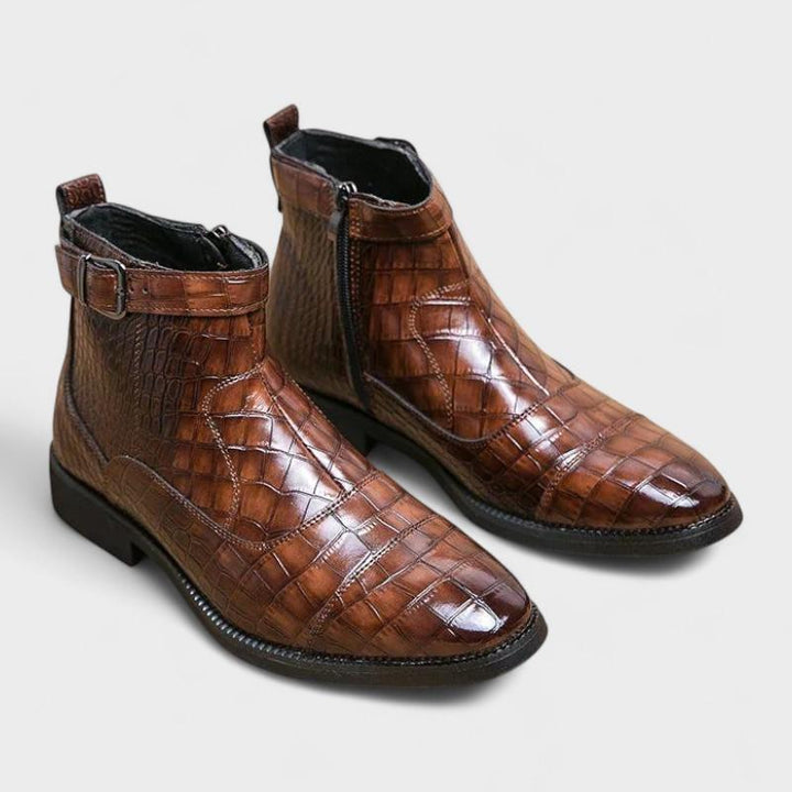 Dylan | stivali con fibbia in ecopelle