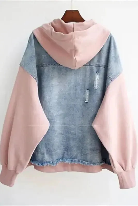 Ellen | giacca in denim bicolore