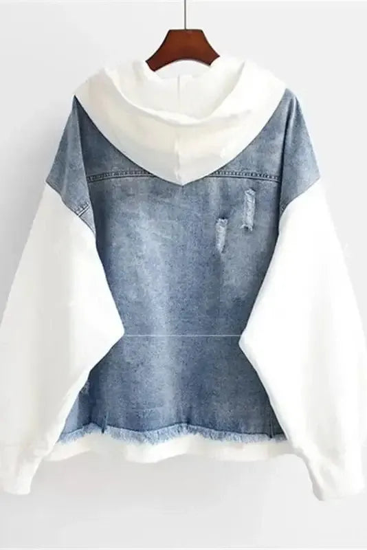 Ellen | giacca in denim bicolore