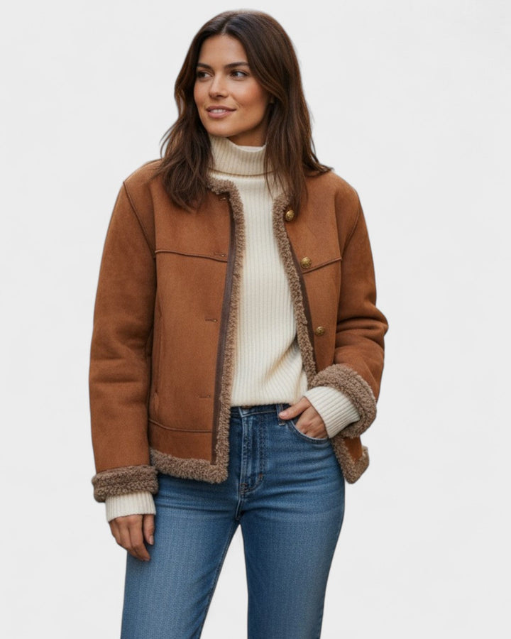 Ellinor | cappotto in pelle di agnello