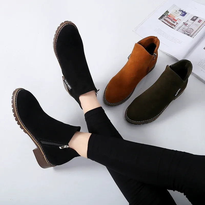 Emilia | stivali invernali classici con tacco basso