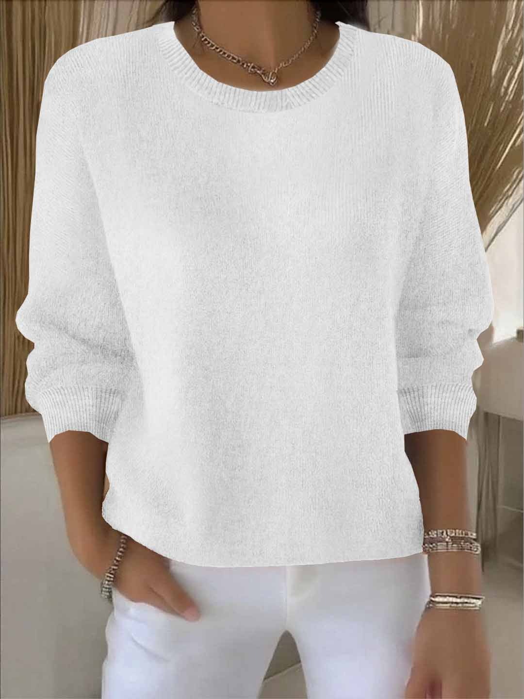 Rina – maglione donna drappeggiato elegante