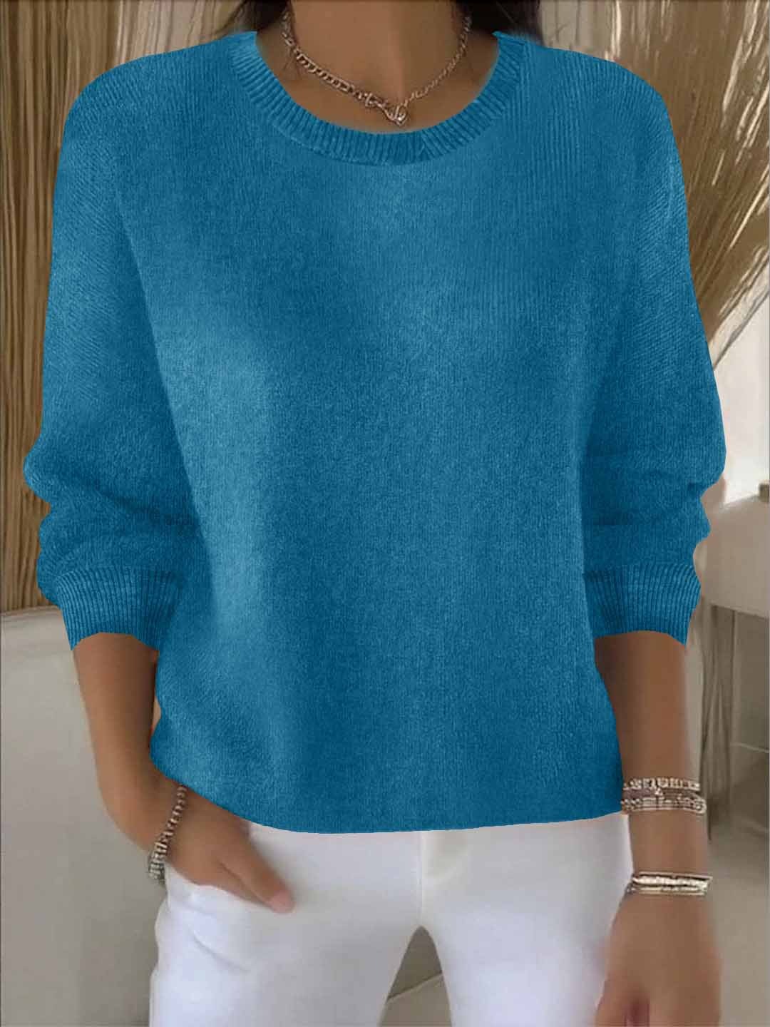 Rina – maglione donna drappeggiato elegante