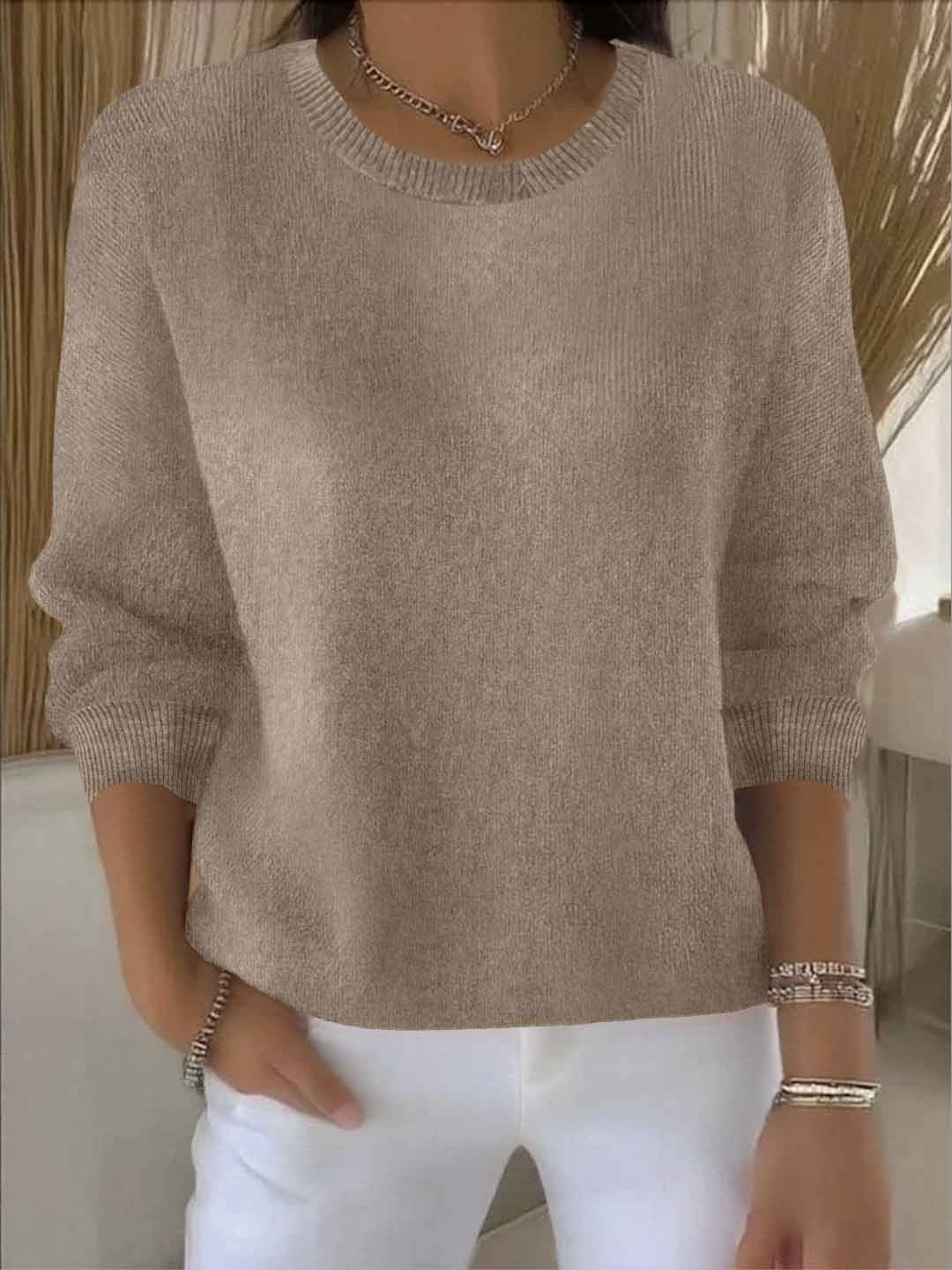 Rina – maglione donna drappeggiato elegante