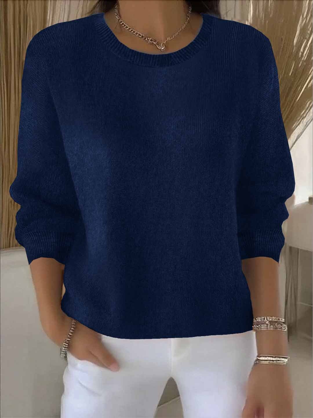 Rina – maglione donna drappeggiato elegante