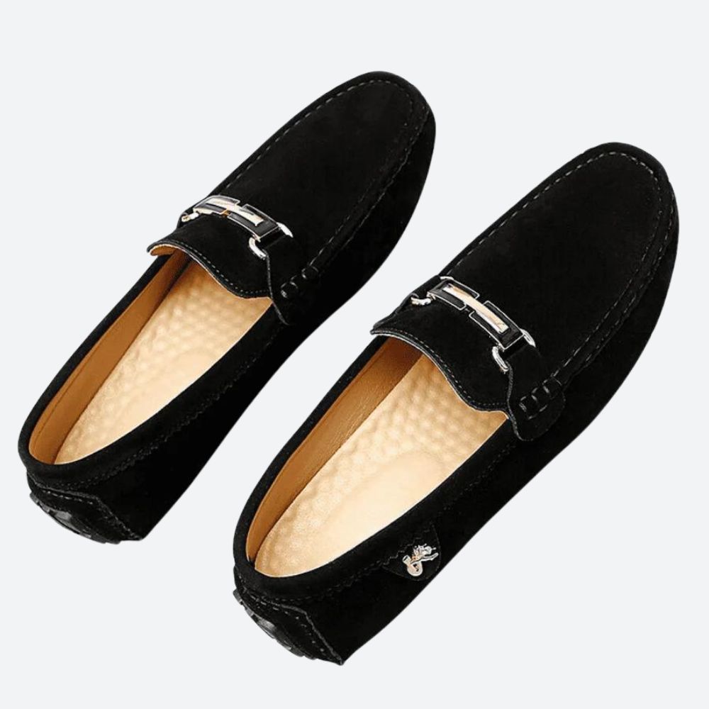 Mocassini in pelle scamosciata formentera