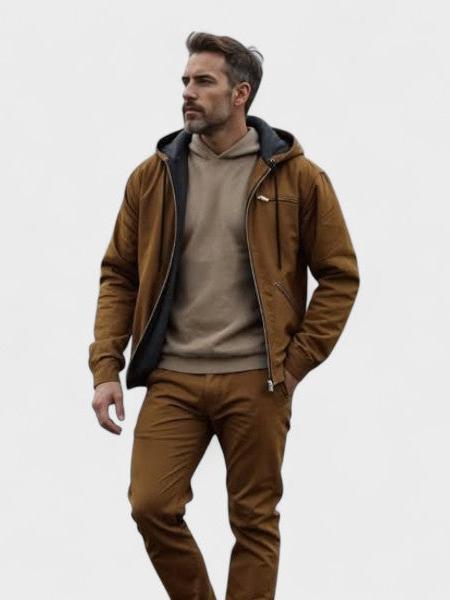 Gaspard | felpa con cappuccio elegante con zip