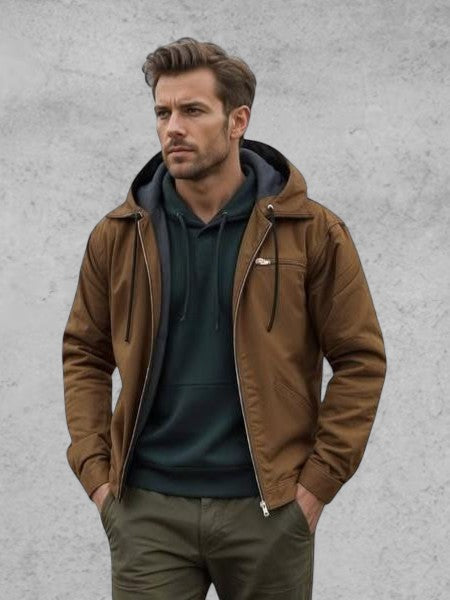 Gaspard | felpa con cappuccio elegante con zip