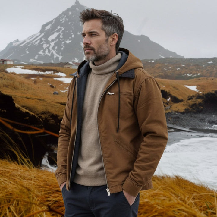 Gaspard | felpa con cappuccio elegante con zip