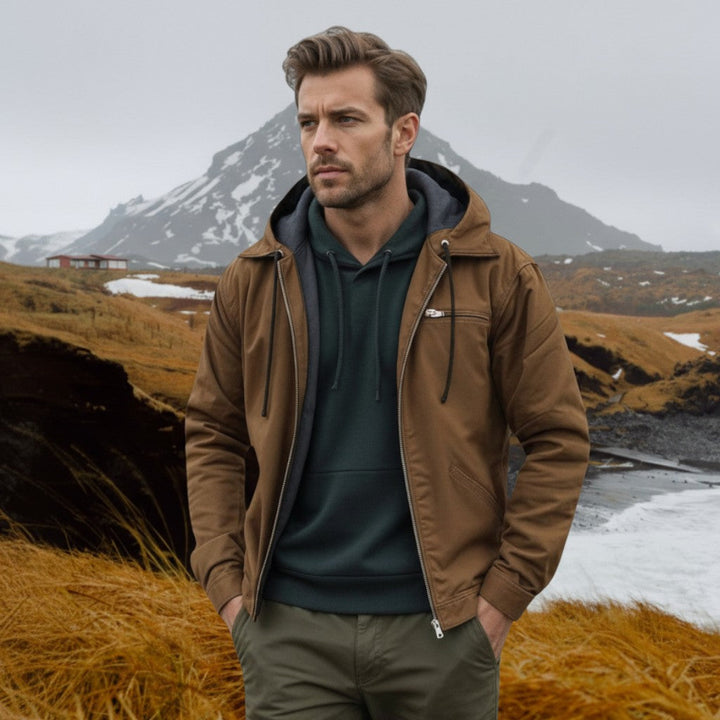 Gaspard | felpa con cappuccio elegante con zip