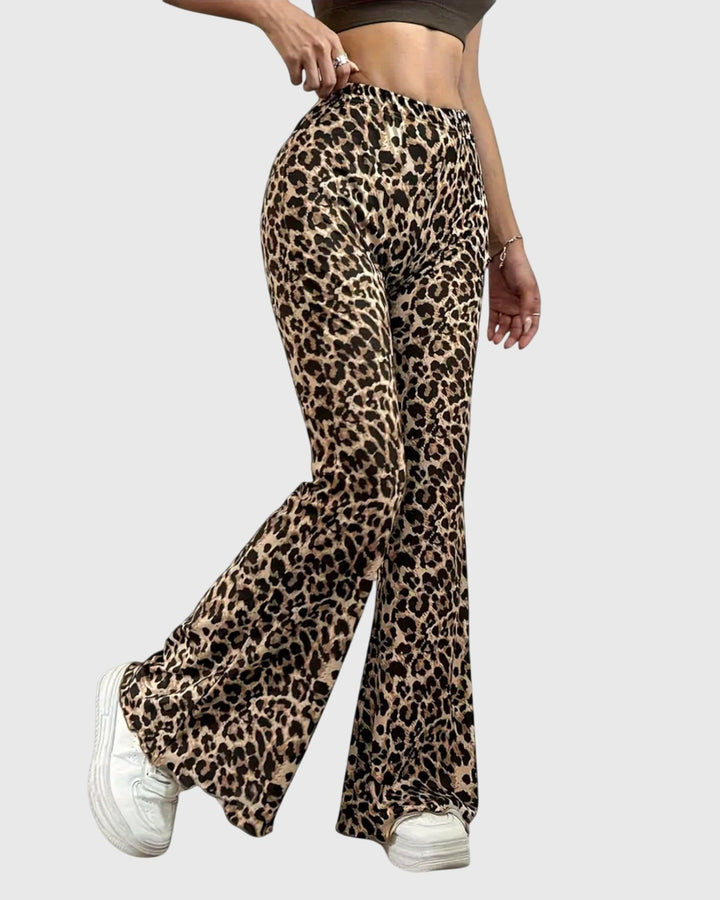 Gitte | leopard bootcut