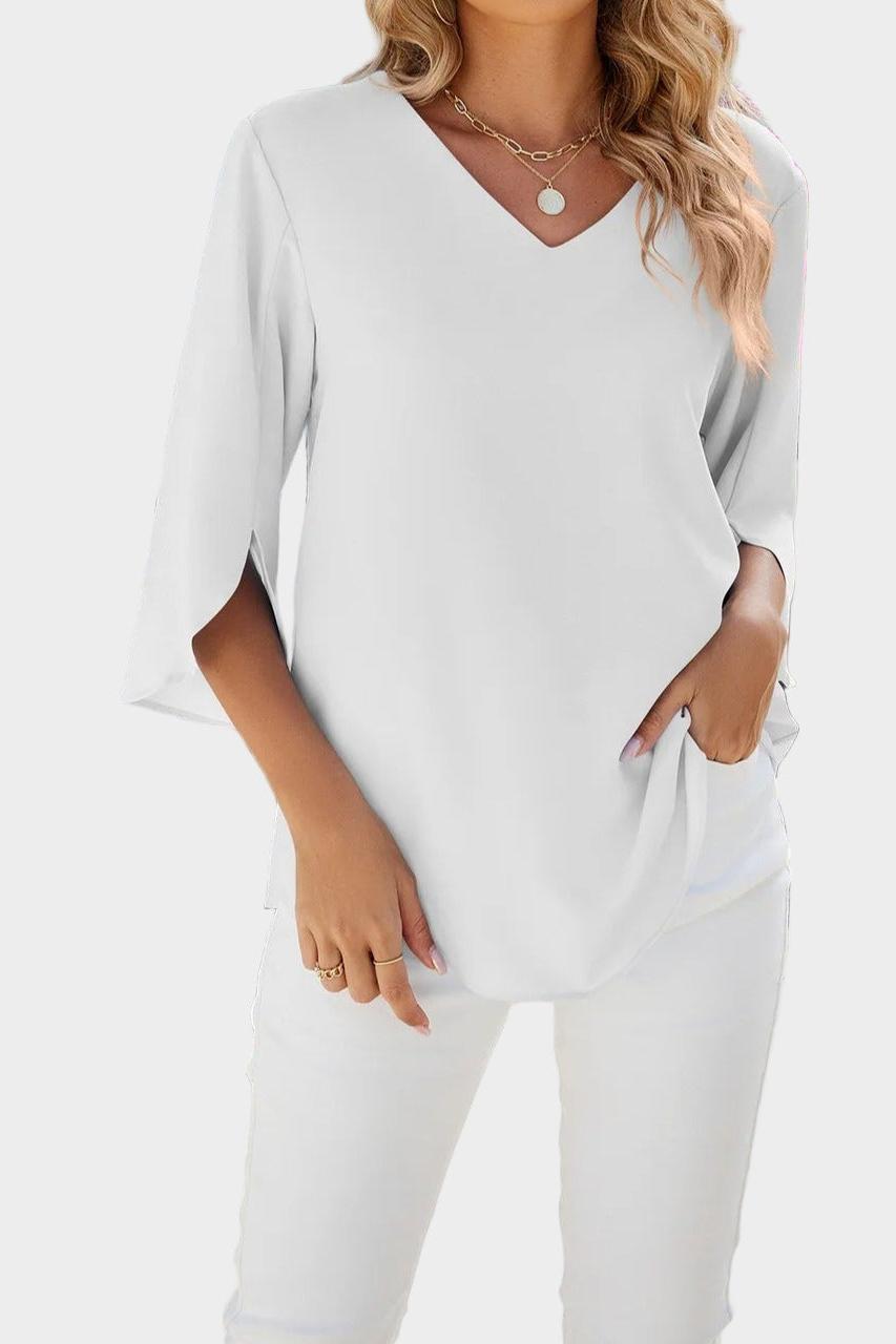 Helle | blusa con volant