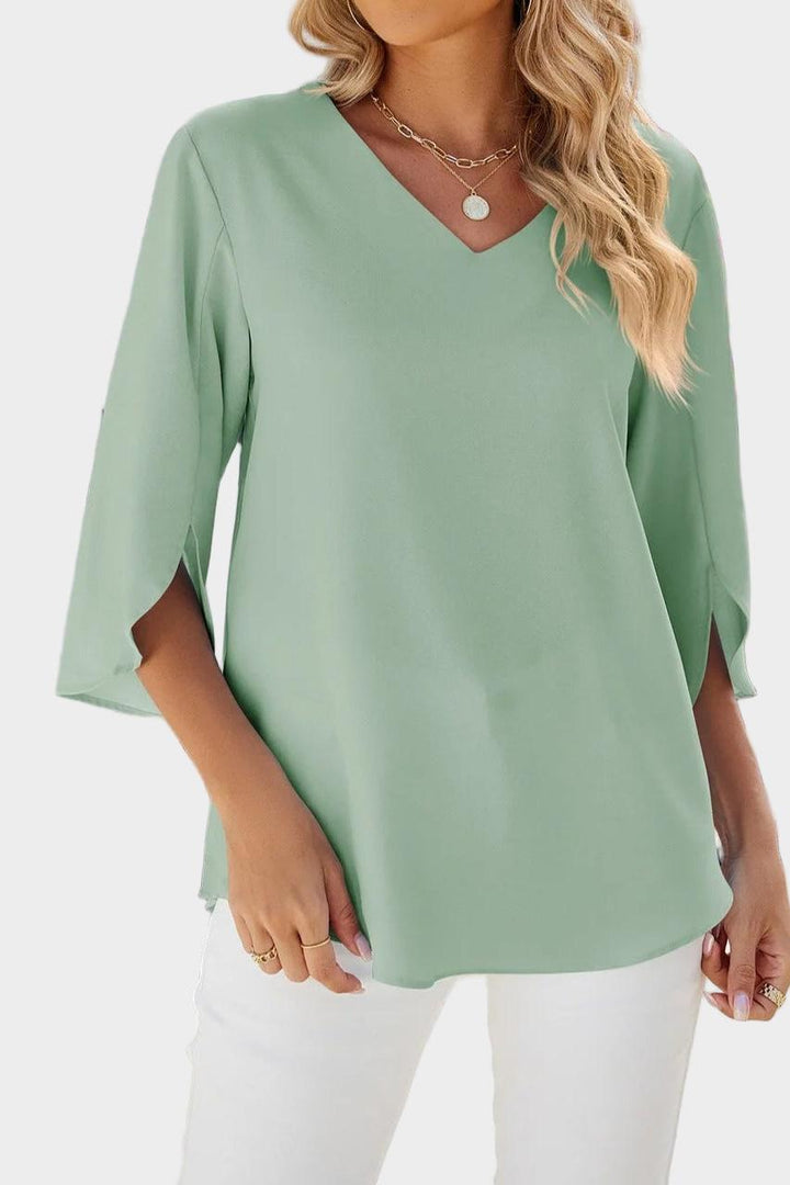 Helle | blusa con volant