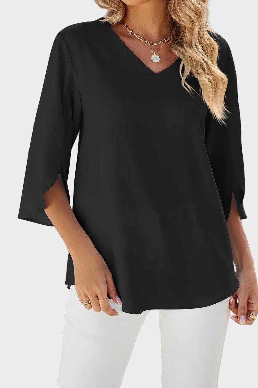 Helle | blusa con volant