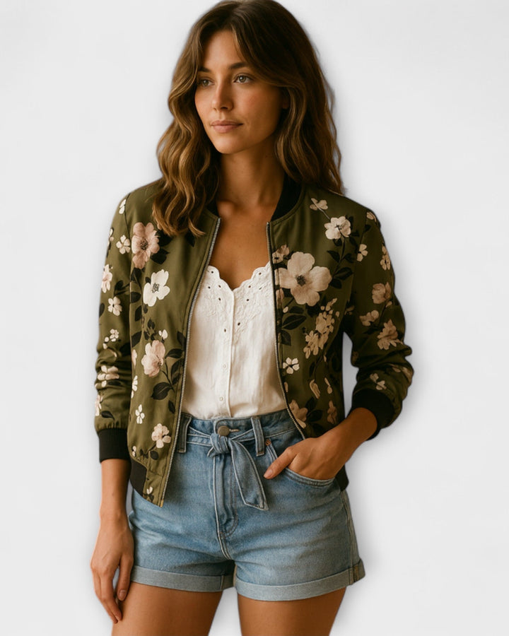 Henriette | giacca bomber floreale