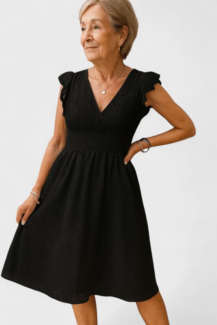 Henriette | abito midi arricciato