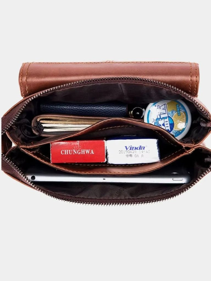 Henrik | borsa a spalla in pelle vintage