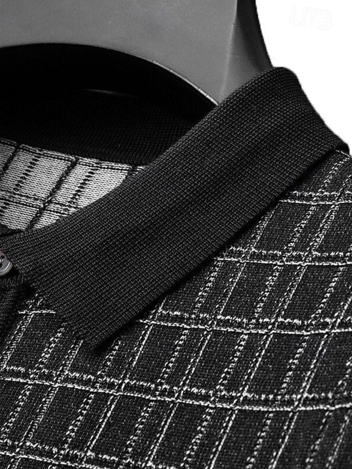 Holger | polo classica nera