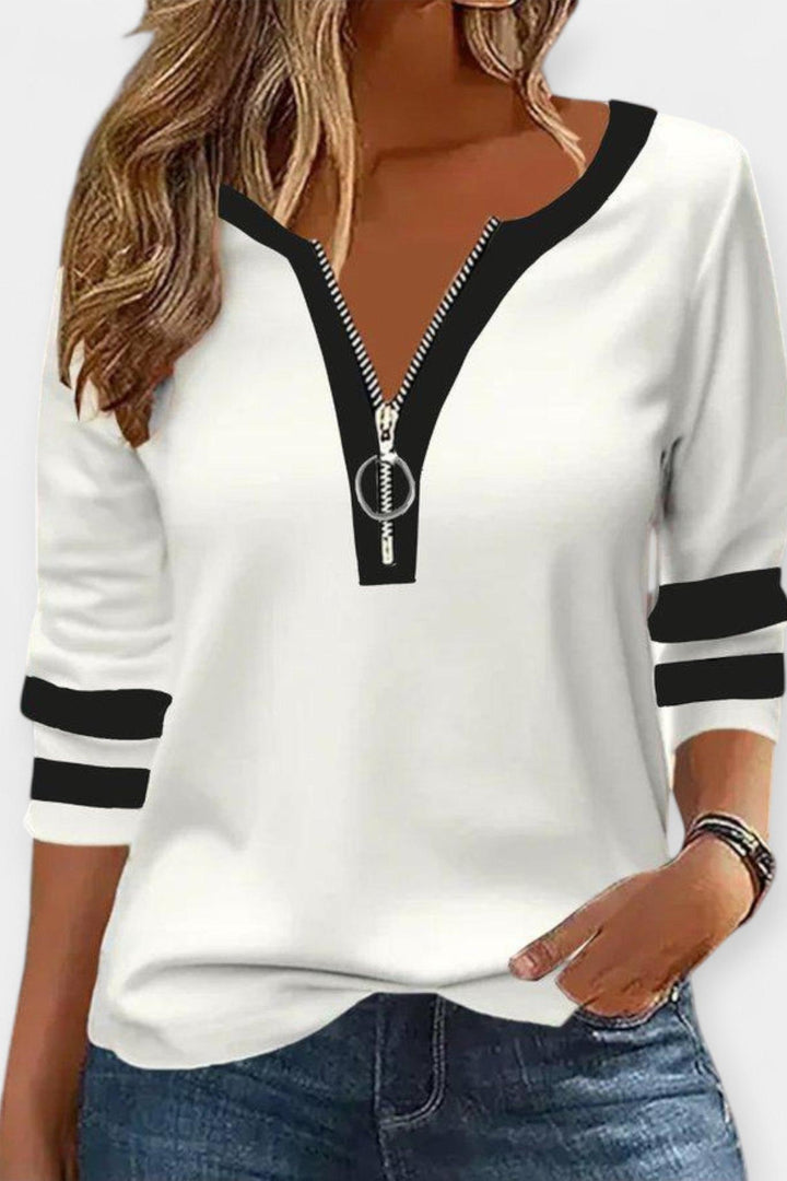 Ida | maglia a maniche lunghe con zip