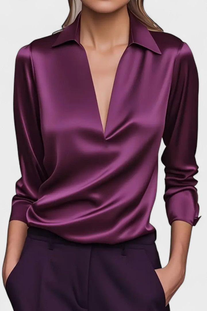 Ida | camicia in satin