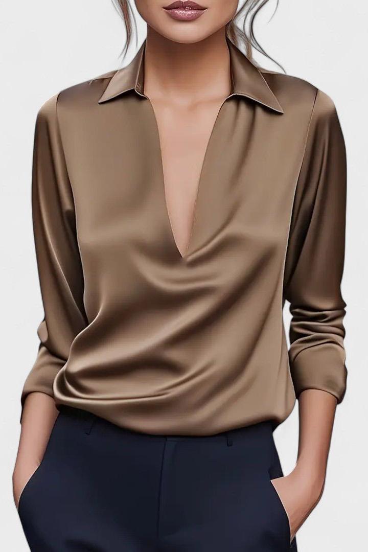 Ida | camicia in satin