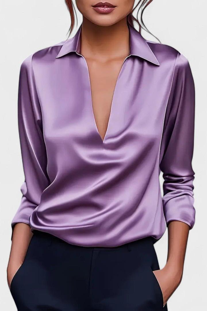 Ida | camicia in satin